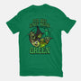 Go Team Green-Womens-Basic-Tee-SCelano Design