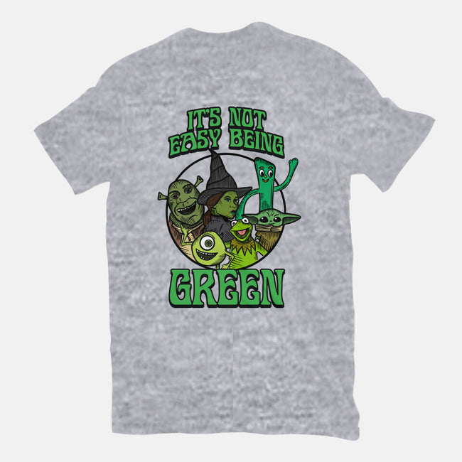 Go Team Green-Mens-Basic-Tee-SCelano Design