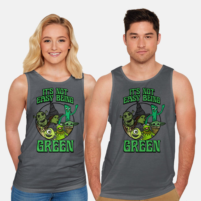 Go Team Green-Unisex-Basic-Tank-SCelano Design