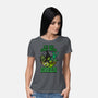 Go Team Green-Womens-Basic-Tee-SCelano Design