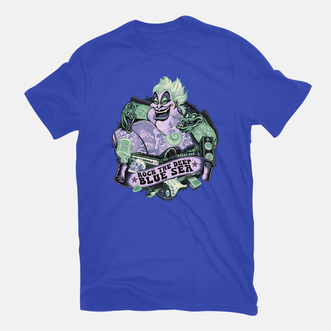 Rock The Deep Blue Sea-Mens-Heavyweight-Tee-glitchygorilla