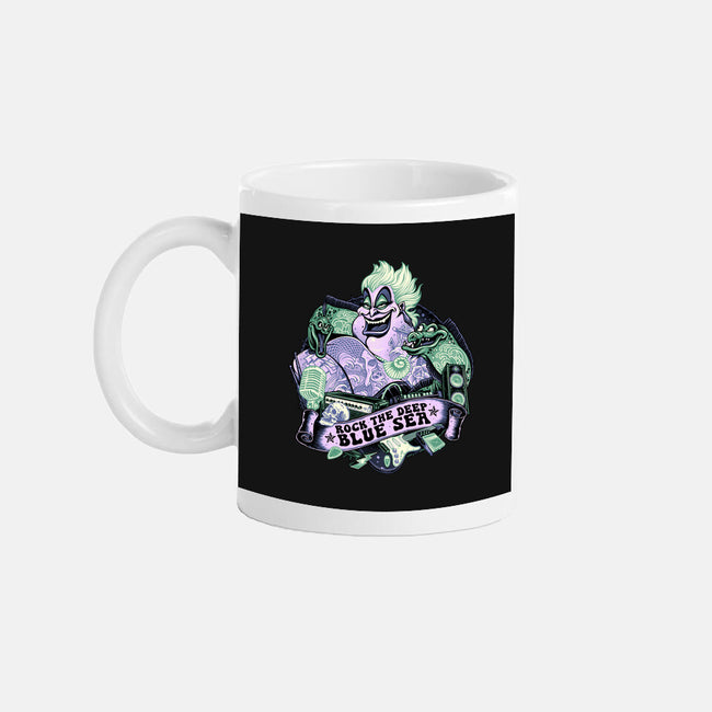 Rock The Deep Blue Sea-None-Mug-Drinkware-glitchygorilla