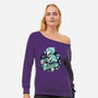 Underworld Rockstar-Womens-Off Shoulder-Sweatshirt-glitchygorilla