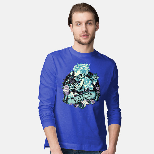 Underworld Rockstar-Mens-Long Sleeved-Tee-glitchygorilla