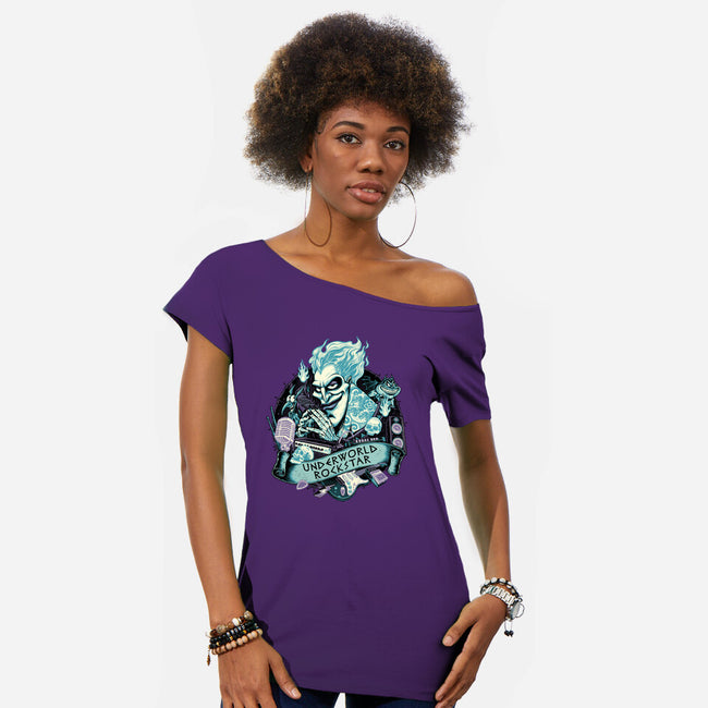 Underworld Rockstar-Womens-Off Shoulder-Tee-glitchygorilla