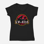 Xeno Park-Womens-V-Neck-Tee-Tronyx79