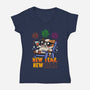 New Year New Rizz-Womens-V-Neck-Tee-Boggs Nicolas