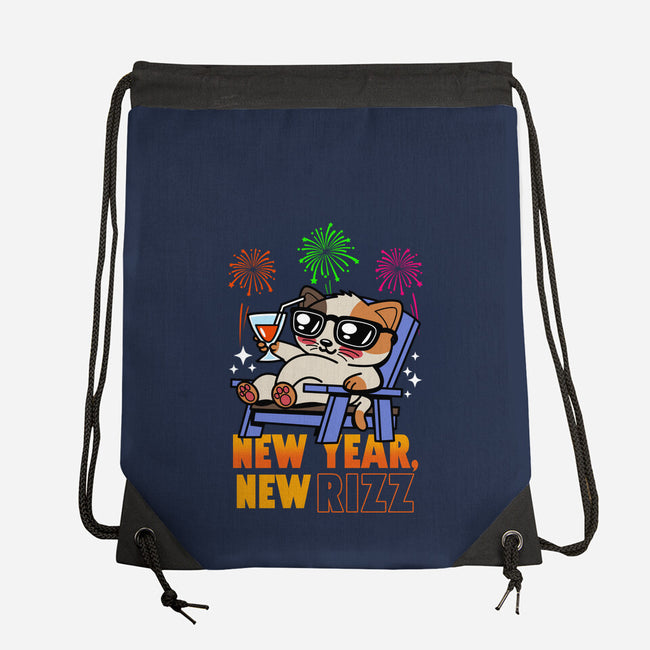 New Year New Rizz-None-Drawstring-Bag-Boggs Nicolas