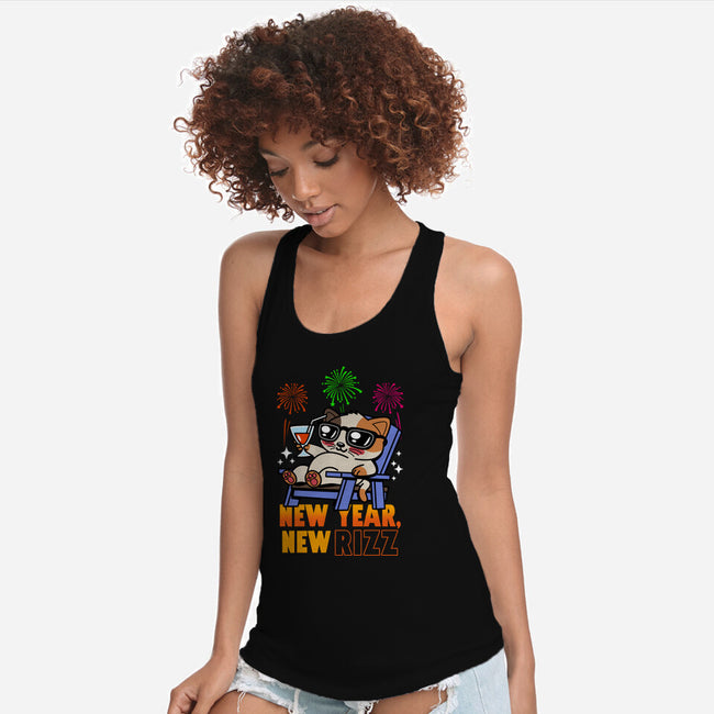 New Year New Rizz-Womens-Racerback-Tank-Boggs Nicolas