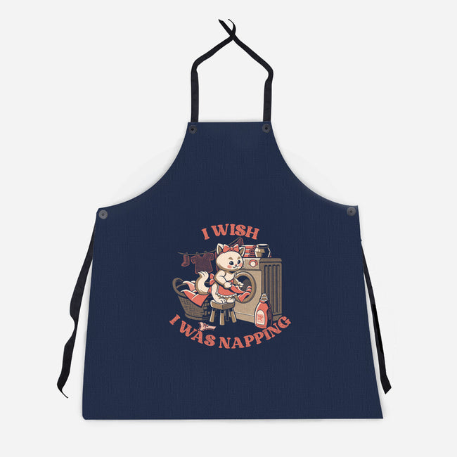 I Wish I Was Napping-Unisex-Kitchen-Apron-worlddominationforcats