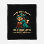 High Level Wizard-None-Fleece-Blanket-worlddominationforcats