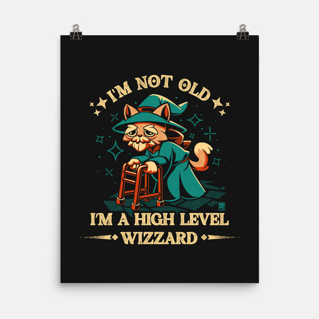 High Level Wizard-None-Matte-Poster-worlddominationforcats