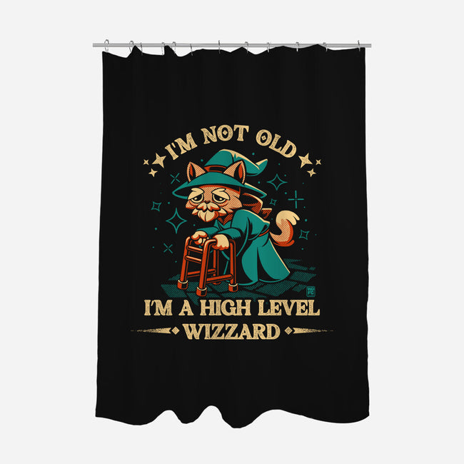 High Level Wizard-None-Polyester-Shower Curtain-worlddominationforcats