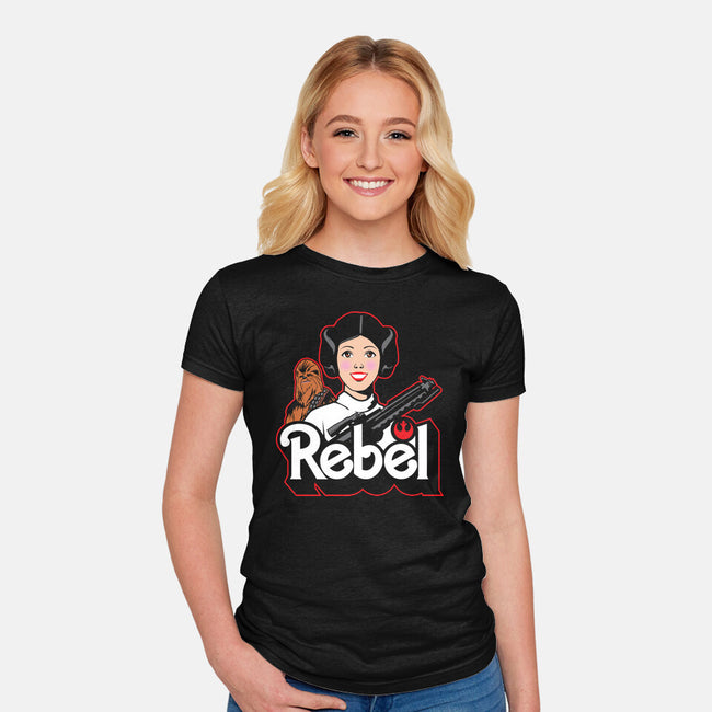 Rebel Dreamhouse-Womens-Fitted-Tee-arace