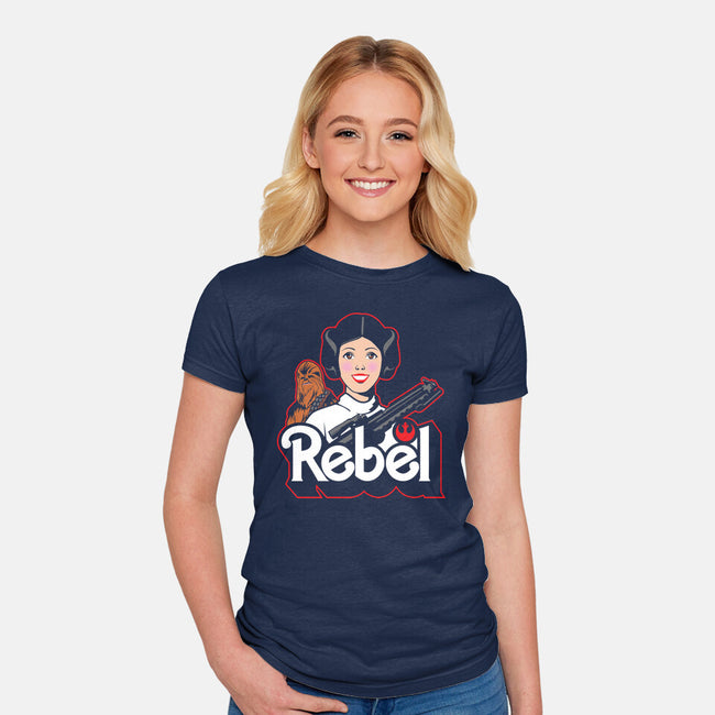 Rebel Dreamhouse-Womens-Fitted-Tee-arace