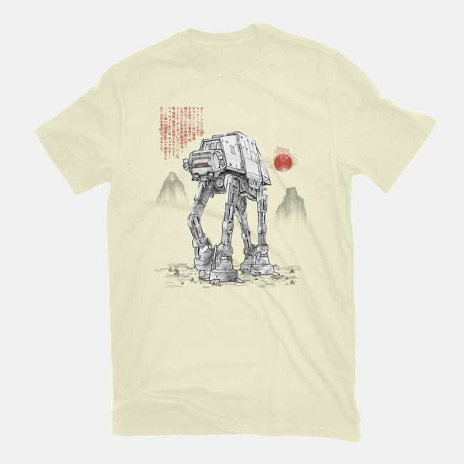 Armored Walker Sumi-E-Mens-Basic-Tee-Astrobot Invention