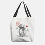 Armored Walker Sumi-E-None-Basic Tote-Bag-Astrobot Invention