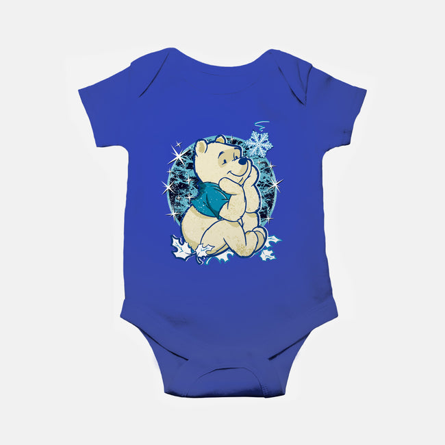 A Bear Winter Day-Baby-Basic-Onesie-palmstreet