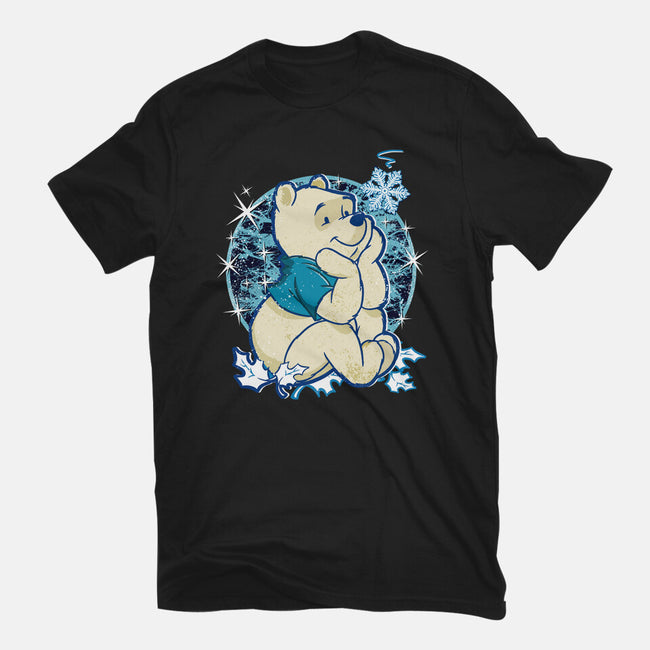 A Bear Winter Day-Unisex-Basic-Tee-palmstreet