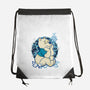 A Bear Winter Day-None-Drawstring-Bag-palmstreet