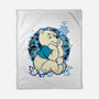 A Bear Winter Day-None-Fleece-Blanket-palmstreet