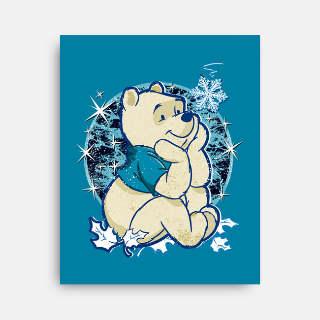 A Bear Winter Day-None-Stretched-Canvas-palmstreet