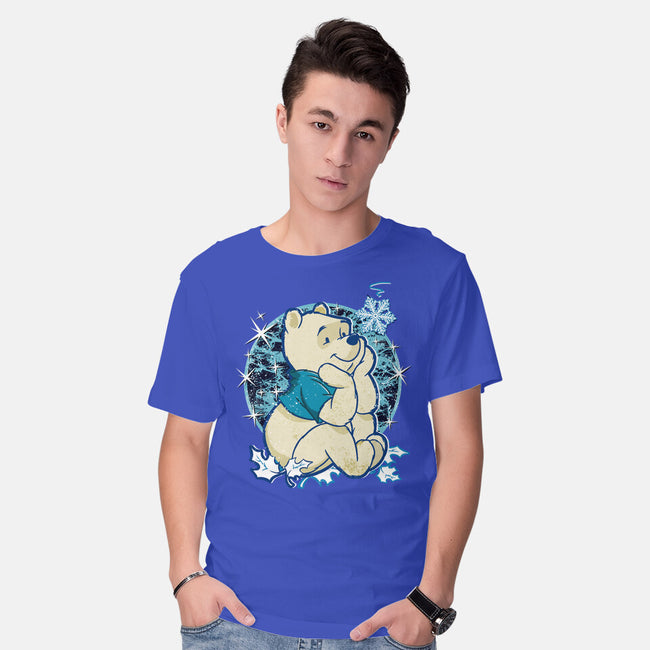 A Bear Winter Day-Mens-Basic-Tee-palmstreet