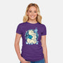 A Bear Winter Day-Womens-Fitted-Tee-palmstreet