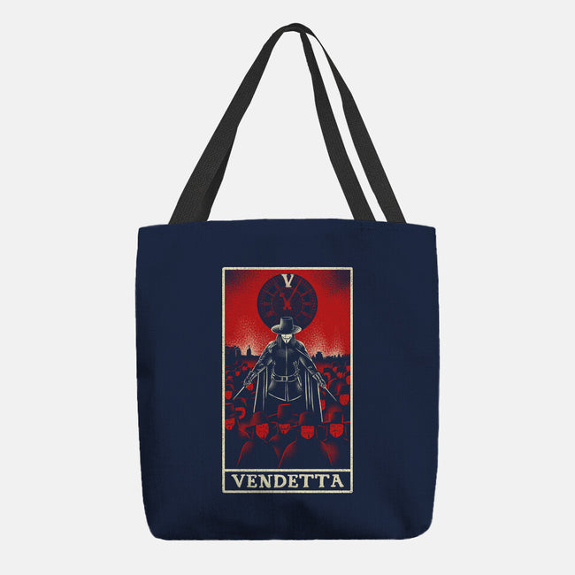 Vendetta Tarot Card-None-Basic Tote-Bag-naomori