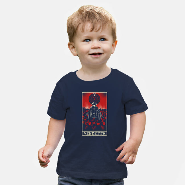 Vendetta Tarot Card-Baby-Basic-Tee-naomori