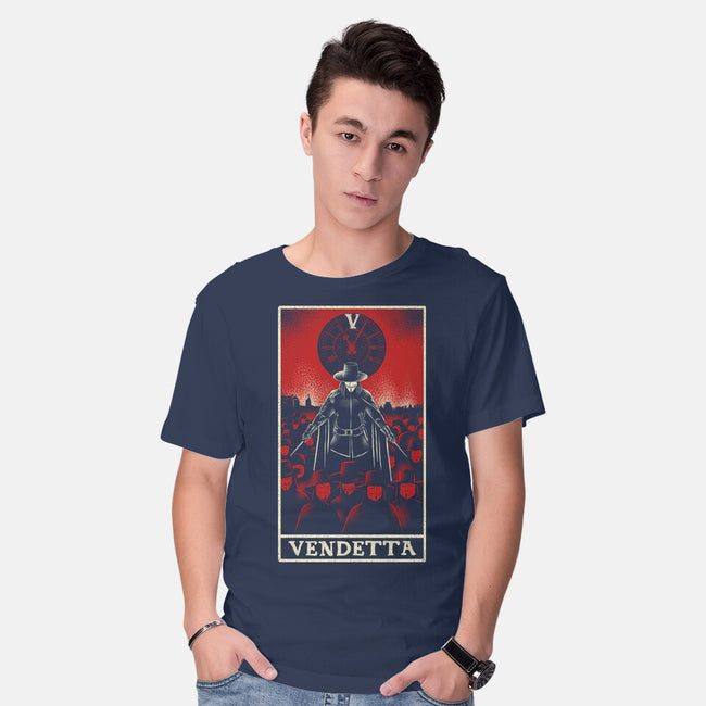 Vendetta Tarot Card-Mens-Basic-Tee-naomori