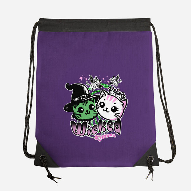 Wicked Kittens-None-Drawstring-Bag-palmstreet