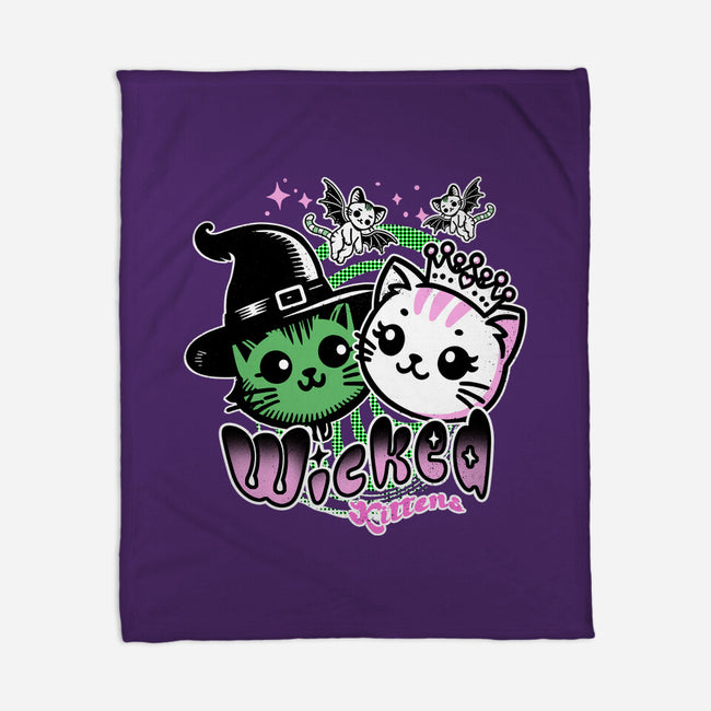 Wicked Kittens-None-Fleece-Blanket-palmstreet