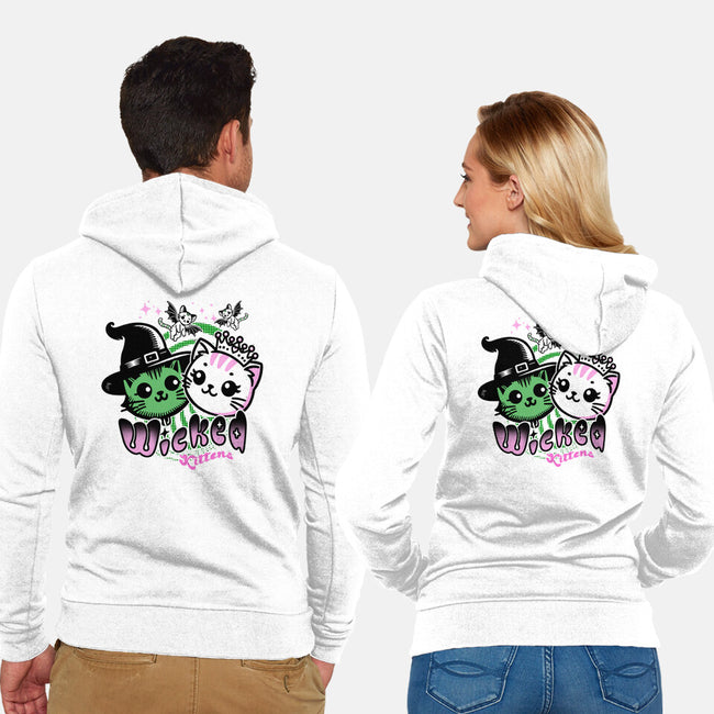 Wicked Kittens-Unisex-Zip-Up-Sweatshirt-palmstreet