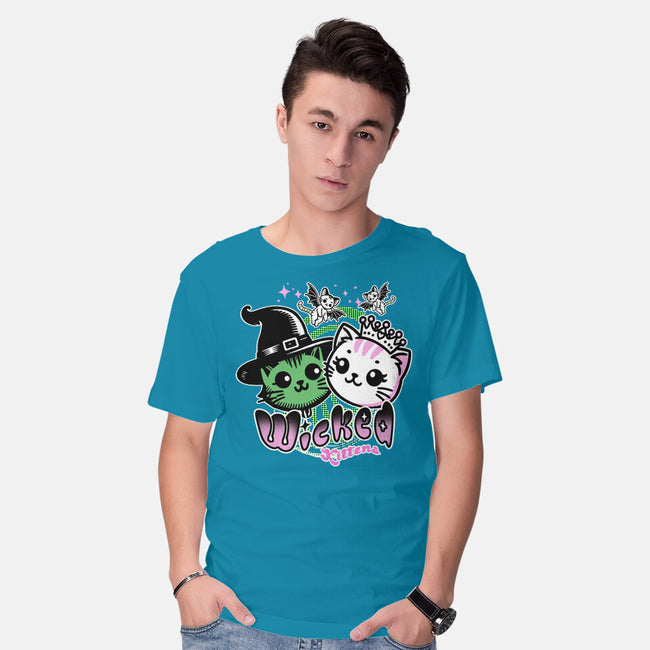 Wicked Kittens-Mens-Basic-Tee-palmstreet