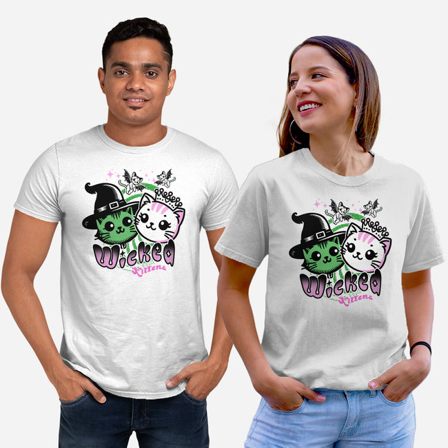 Wicked Kittens-Unisex-Basic-Tee-palmstreet