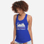 Enough Social Interactions-Womens-Racerback-Tank-brunopires