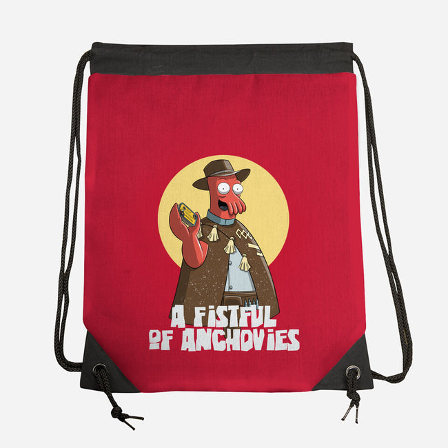 A Fistful Of Anchovies-None-Drawstring-Bag-zascanauta