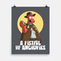 A Fistful Of Anchovies-None-Matte-Poster-zascanauta