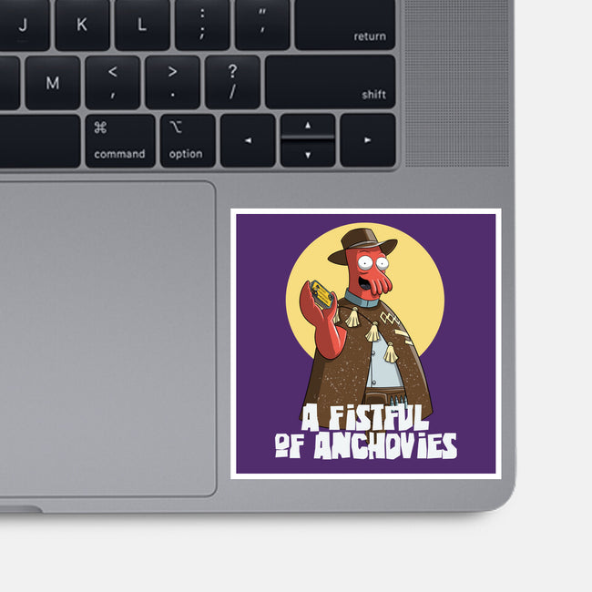 A Fistful Of Anchovies-None-Glossy-Sticker-zascanauta