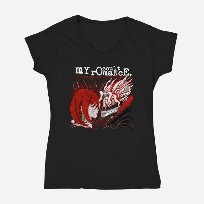 My Occult Romance-Womens-V-Neck-Tee-svthyp