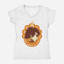 Electric Bob-Womens-V-Neck-Tee-CappO