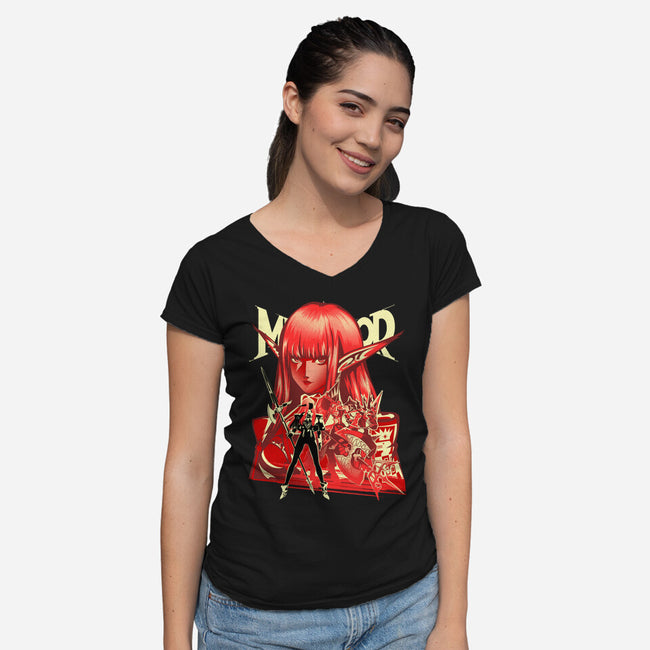 The Knight Hulkenberg-Womens-V-Neck-Tee-hypertwenty