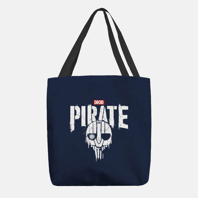 Droid Pirate-None-Basic Tote-Bag-teesgeex