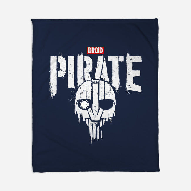 Droid Pirate-None-Fleece-Blanket-teesgeex