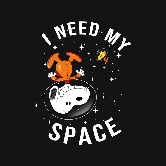 I Need My Space Snoopy-Mens-Long Sleeved-Tee-MaxoArt