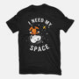 I Need My Space Snoopy-Mens-Heavyweight-Tee-MaxoArt