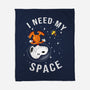 I Need My Space Snoopy-None-Fleece-Blanket-MaxoArt