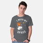 I Need My Space Snoopy-Mens-Basic-Tee-MaxoArt