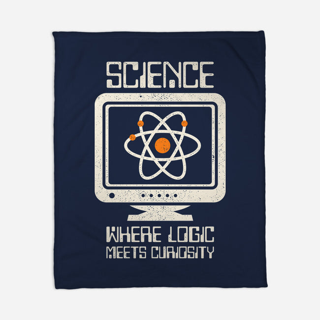 Where Logic Meets Curiosity-None-Fleece-Blanket-sachpica